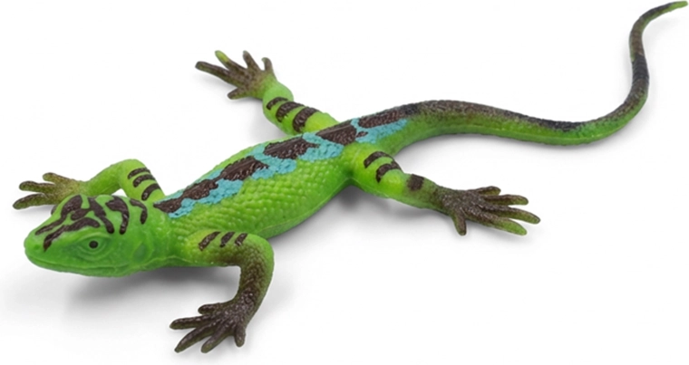 Green Rubber Lizard 17 cm