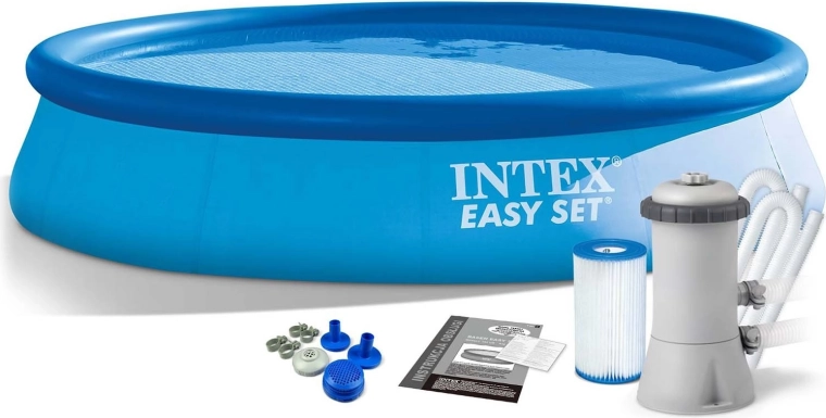 Garden self-supporting pool 366 × 76 cm 3-in-1 INTEX