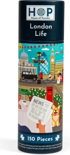 House of Puzzles Mini Puzzle London Life 150 Pieces