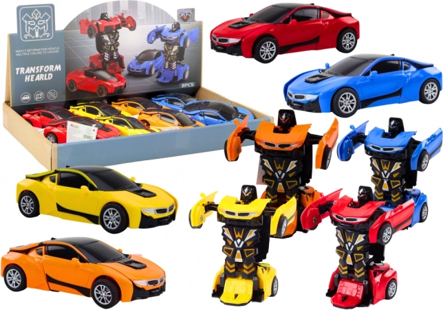 Auto-robotas 2in1 – transformuojamas robotas 4 spalvų