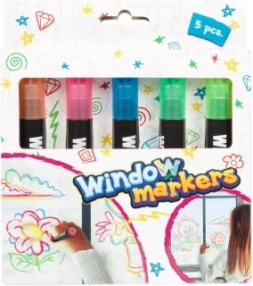 Window Markers 5 Colors