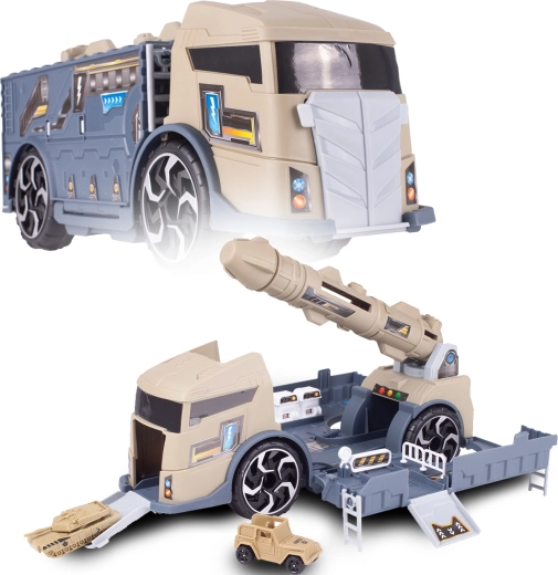 Military Truck with Rocket Launcher