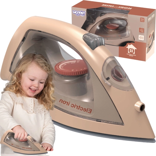 WOOPIE Children's Iron with Water Sprayer, Light and Sound