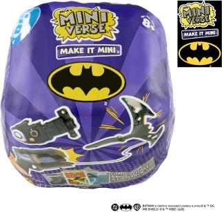MGA's Miniverse Make It Mini Batman kolekcinis mini rinkinys – 1 vnt.