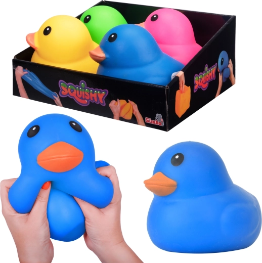 Simba Blue Duck Squishy Squeeze Toy 17 cm
