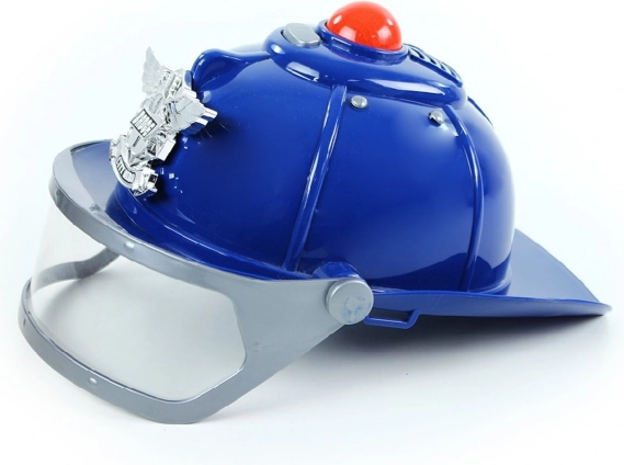 Policijos šalmas su garsu ir šviesa