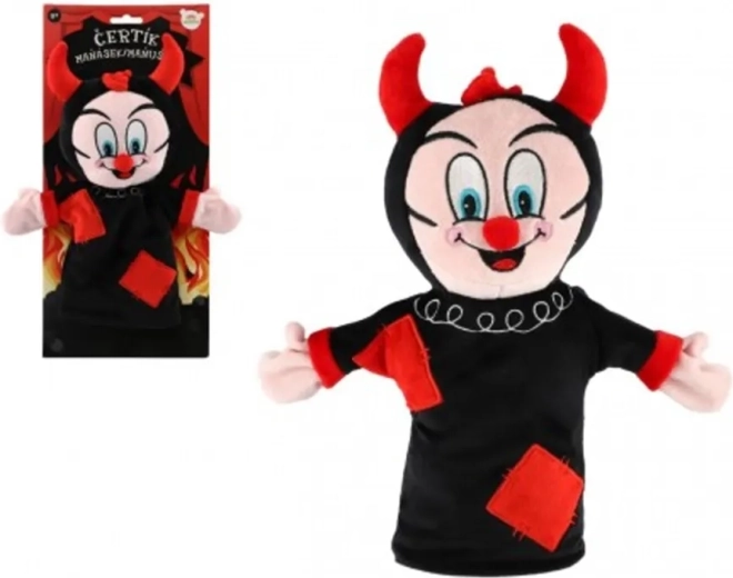 Pliušinis pirštininis velniukas 30 cm TEDDIES