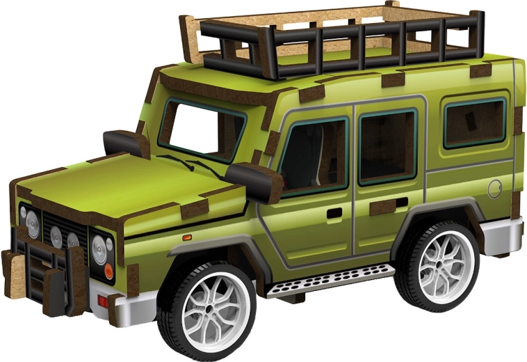 2Kids Toys 3D medinė visureigio dėlionė