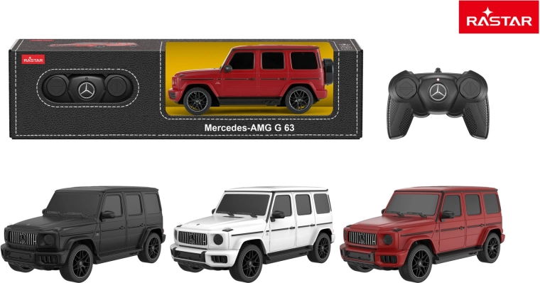 Rastar RC automobilis Mercedes AMG G63 1:24 juodas – 1 vnt.
