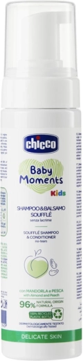 Chicco Baby Moments Kids Shampoo and Conditioner in Soufflé Hair Foam 150 ml