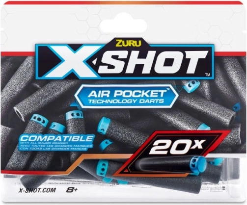 X-Shot Excel atsarginės putplasčio strėlytės, 20 vnt.