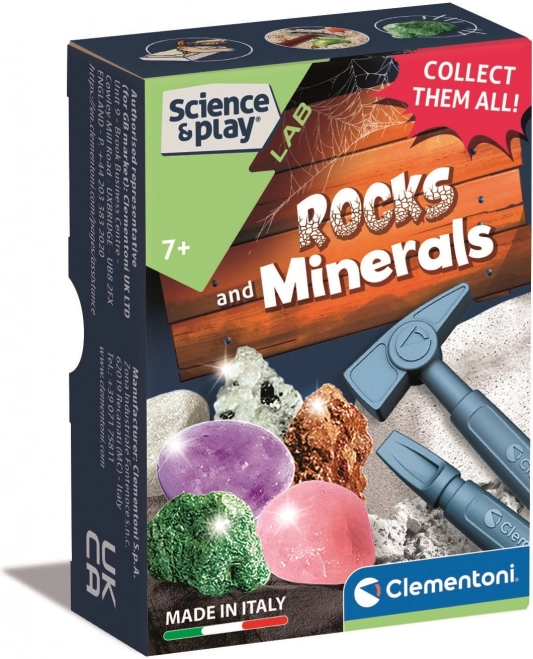 Clementoni Science & Play geologinis mini rinkinys – uolienos ir mineralai