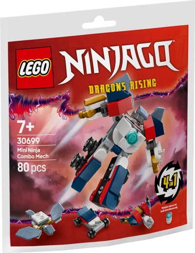 LEGO NINJAGO mini kombinuotas nindzės mechas