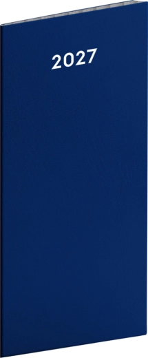 Notique kišeninis dienoraštis mėlynas 2027 (mėnesinis) 8 × 18 cm