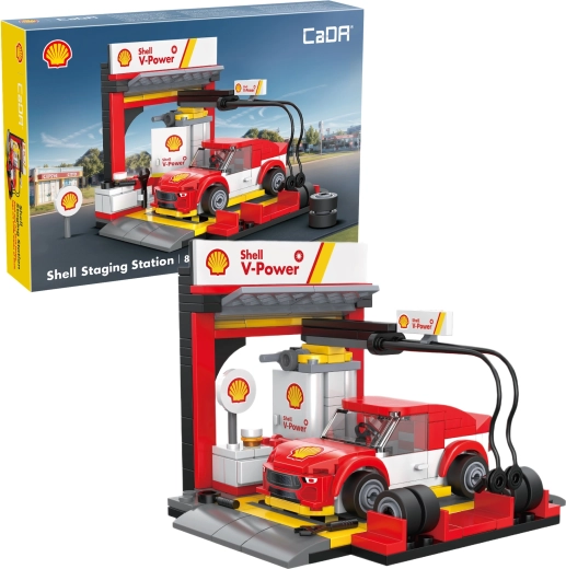 CaDA Shell iškrovimo stotis iš kaladėlių (237 detalės)