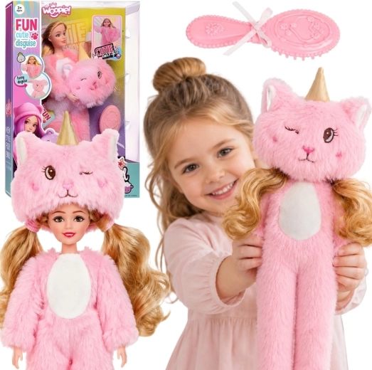 Emi Doll in a Pink Plush Costume WOOPIE ROYAL