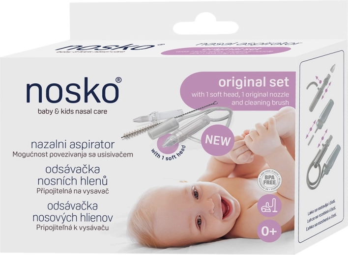 Nosko nosies gleivių siurbtukas originalus rinkinys