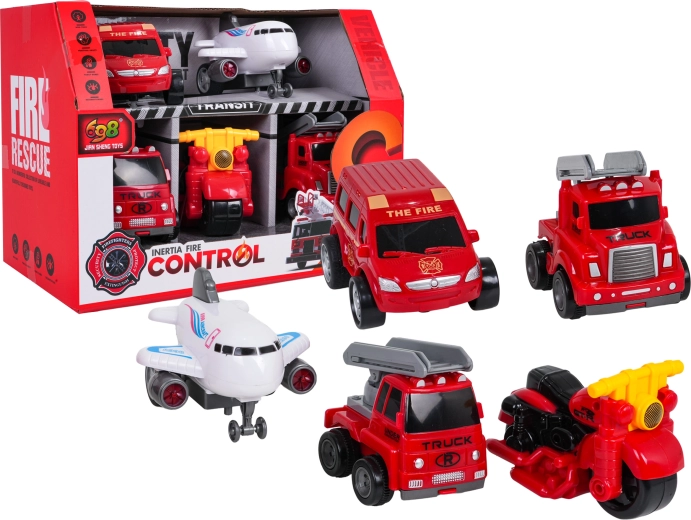 Set of Firefighting Vehicles 1:36