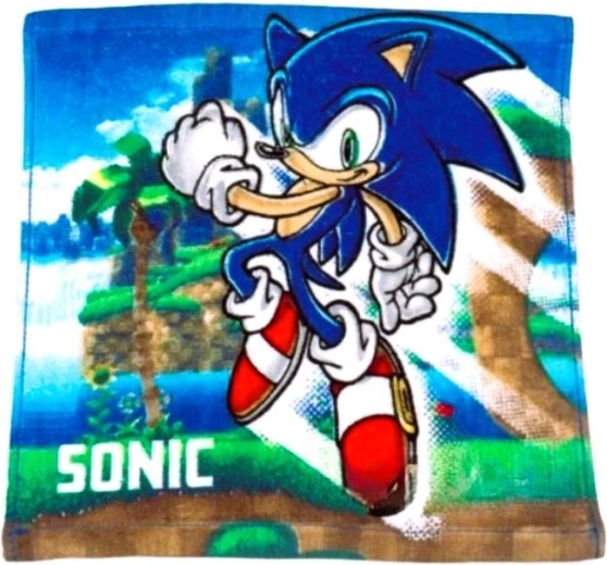 Sonic face towel - 1 piece