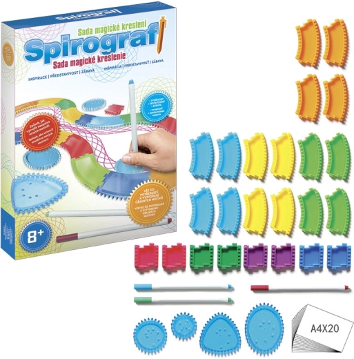 Kūrybinis spirografo rinkinys Spiral Designer