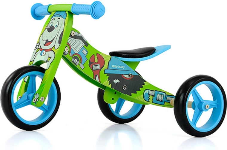 Children's multifunctional 2-in-1 balance bike MILLY MALLY Jake