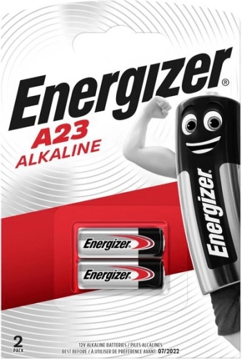 Energizer A23 šarminės baterijos 12 V, 2 vnt.
