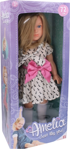 Lėlė su suknele 72 cm