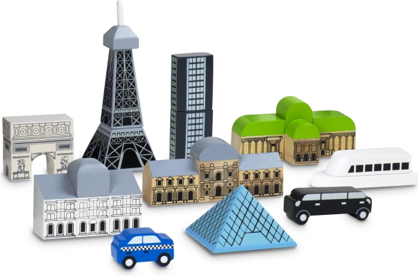 Šviečiančios kaladėlės Paryžius