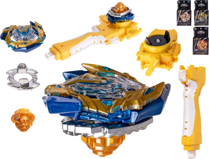 TopGyro suktukas su paleidikliu „Beyblade“ stiliumi