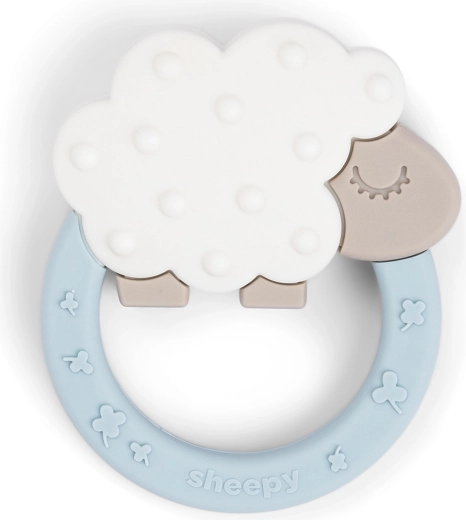 Done by Deer Sheepy blue teether