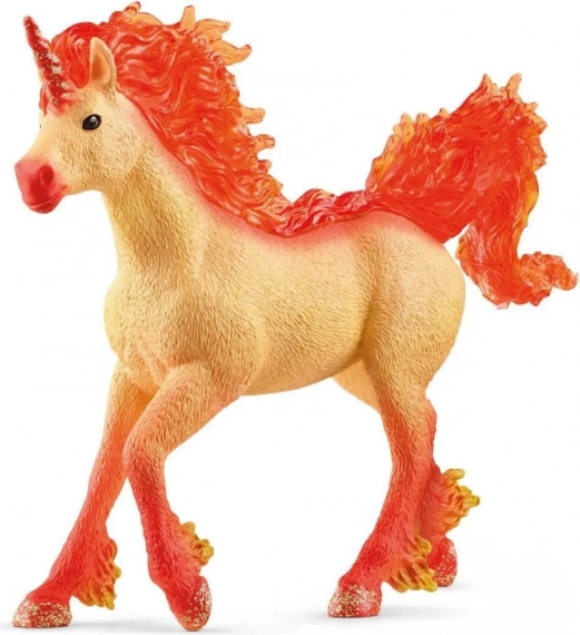 Fire Unicorn Figurine