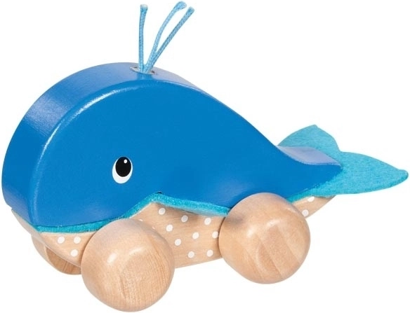 Goki whale Finnie on wheels