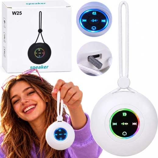 Nešiojamas pakabinamas Bluetooth garsiakalbis su RGB apšvietimu
