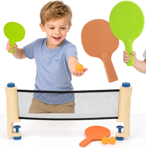 Woopie table tennis set with adjustable net