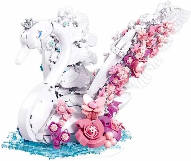 Sluban Pleyerid Swan Building Set with LED Lighting