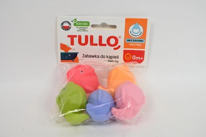 Spalvotos maudymosi žuvytės be skylučių (5 vnt.)
