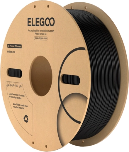 Filamentas Elegoo ABS juodas