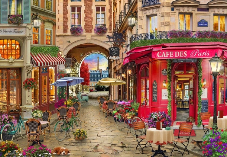 Puzzle Coffee from Paris 1000 pieces BLUEBIRD