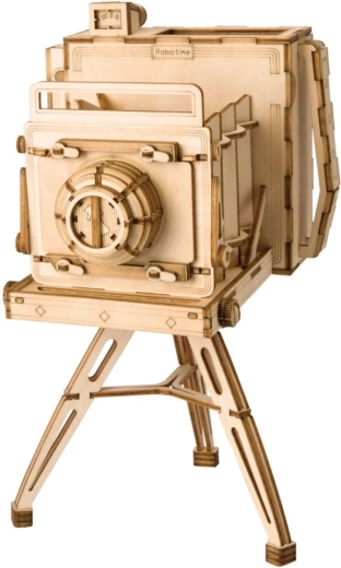 RoboTime 3D Wooden Historical Camera Puzzle