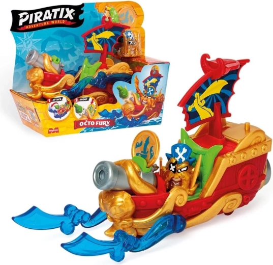 Magic Box Piratix piratų laivas „Octo Fury“