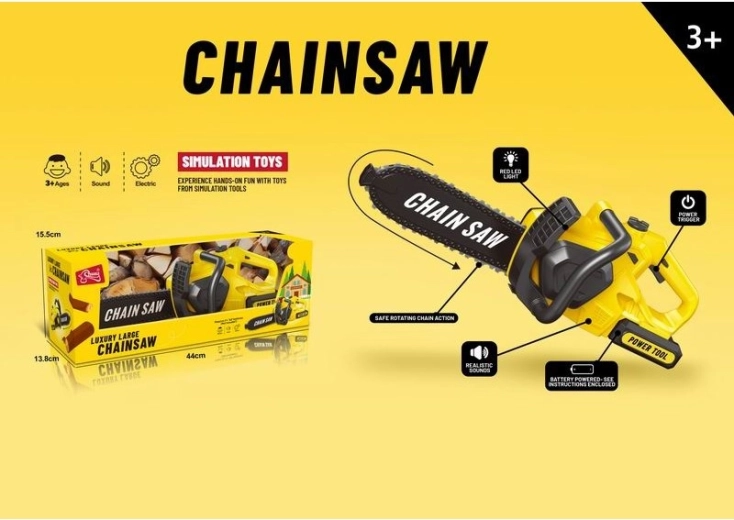 Žaislinis grandininis pjūklas „Power Tool“