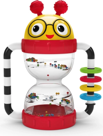 Baby Einstein Cal’s Sensory Shake‑Up Rattle for Babies 3m+