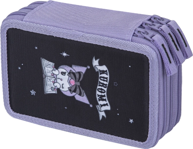 Baagl trijų skyrių mokyklinis penalas Kuromi fortune dream GRS