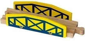 BABU medinių traukinių bėgių medinis tiltas 15 cm
