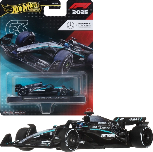Hot Wheels Premium Formula 1 Mercedes-Benz F1 George Russell #63 Racing Car