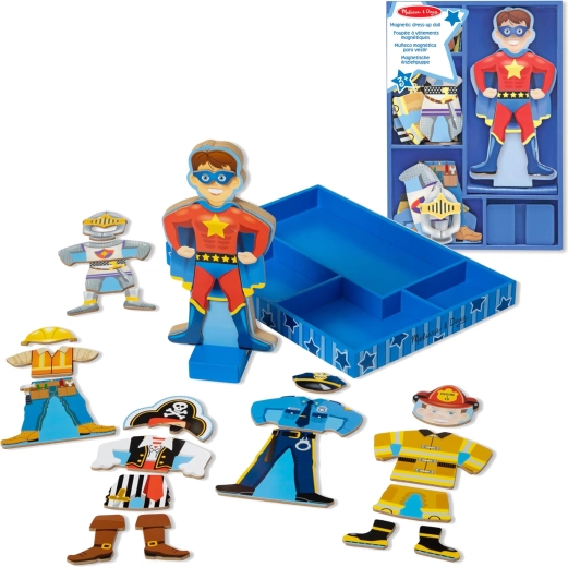 Magnetic Wooden Dress-Up Game Billy Melissa & Doug