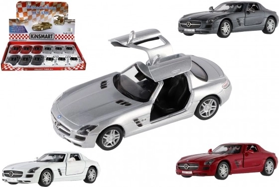 Mercedes-Benz SLS AMG automobilio modelis 13 cm su atgaline užvedimo (pull-back) funkcija