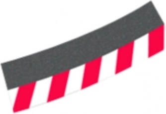 Outer borders for banked curve 4/15° for CARRERA EVOLUTION, DIGITAL 132 and DIGITAL 124 slot car tracks