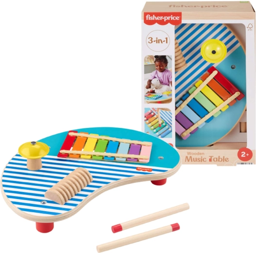 Fisher-Price Wooden Musical Table