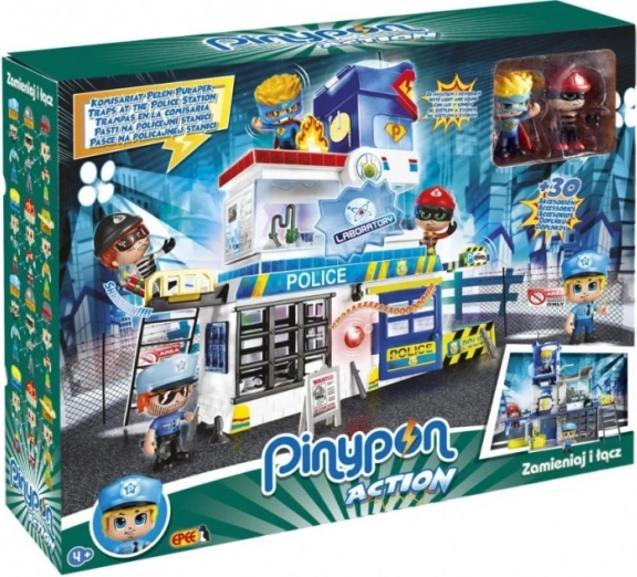 Pinypon Action policijos komisariatas su 2 figūrėlėmis ir priedais